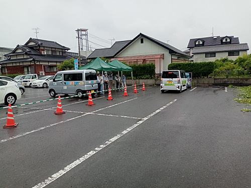 体験試乗の様子